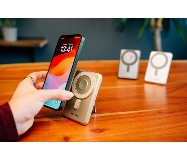 Verbatim Charge 'n' Go 2C Magnetic Wireless Charging 5000mAh Gold - 1484101 - zdjęcie 5